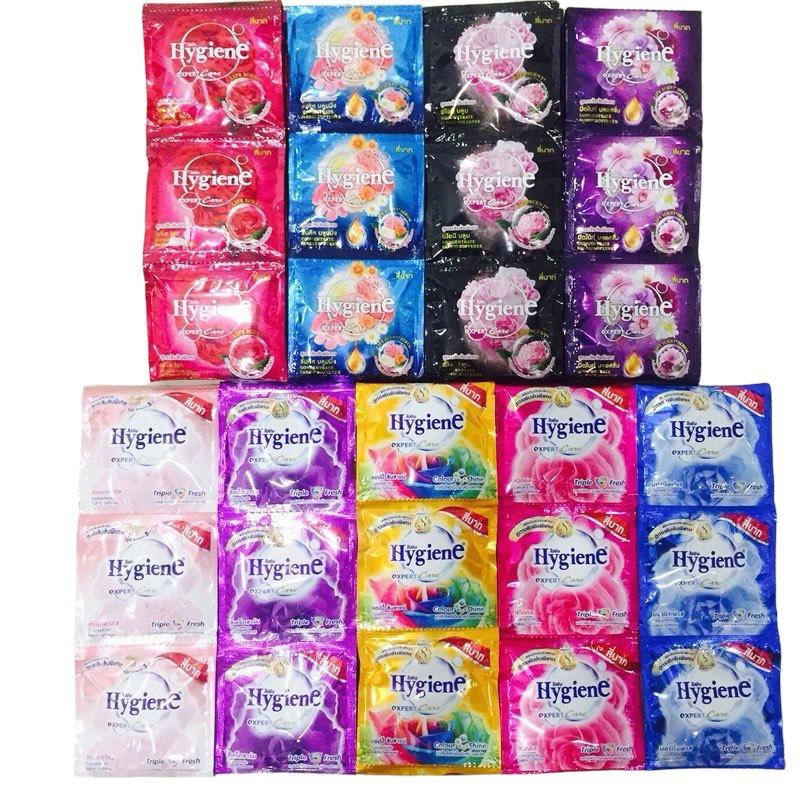  Combo 10 dây nước Xả Vải Đậm Đặc Hygiene Thái Lan gói 20ml  120 gói  Làm Sạch 