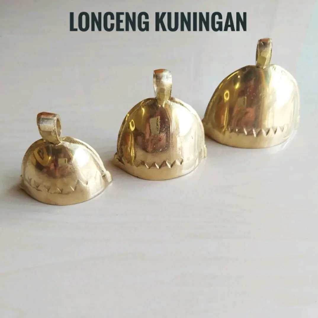 Bel Lonceng Kuningan Klontong Sapi / Lembu Warna Gold