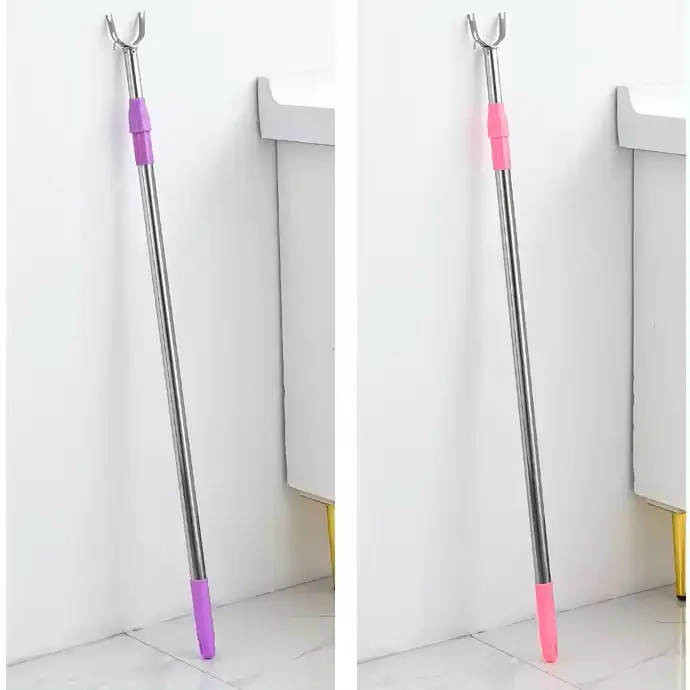 Gậy Inox lấy quần áo trên cao gậy  inox 1
