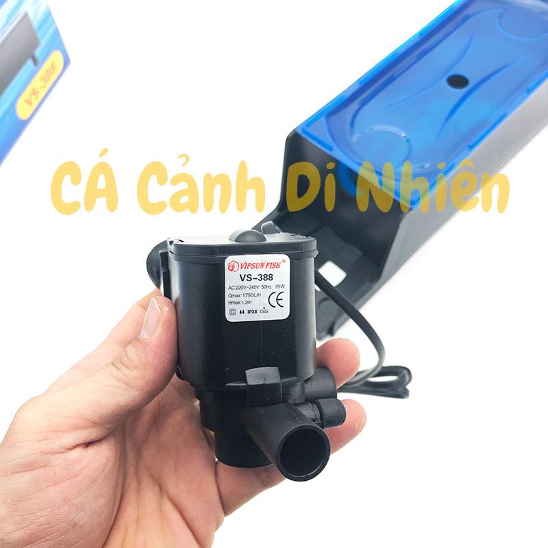 Bộ máy bơm + hộp lọc nước VIPSUN VS-388 cho hồ cá cảnh VS 388 3