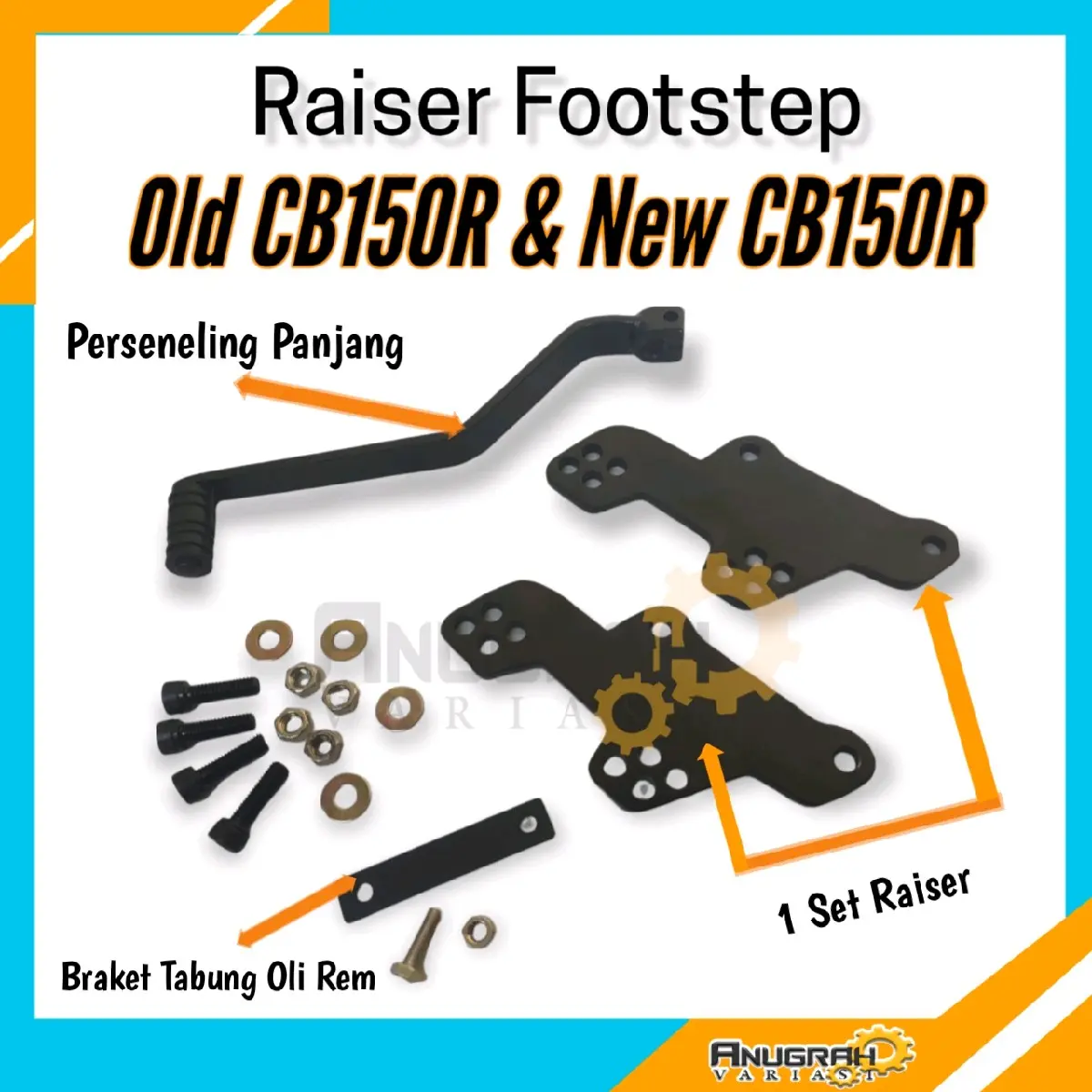 Raiser Peninggi Footstep Old Cb150r dan New Cb150r