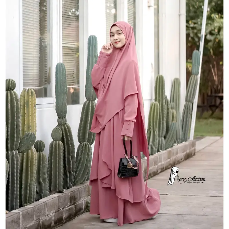gamis syari set YUMNA byresvy_collection mewah elegant simple 5
