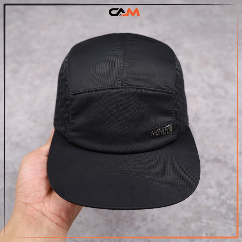 Mũ Lưỡi Trai Nón Cam dáng 5 tấm vải dù gió phối lưới X phù hợp Nam mặt to tròn Cap màu đen đội cực êm thoáng mát GIÁ TỐT NHẤT