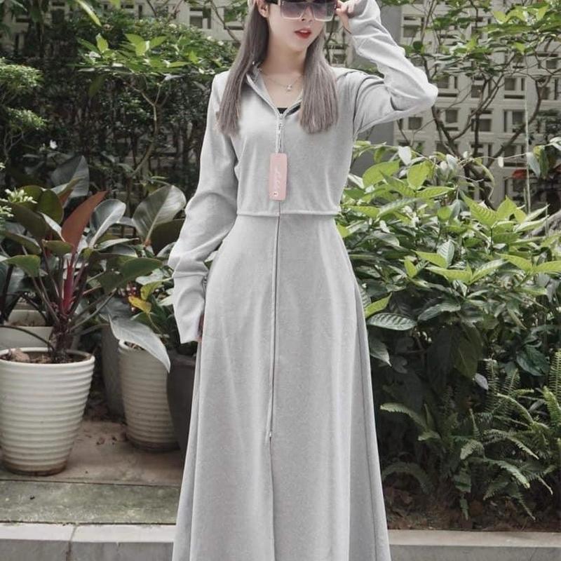 Áo choàng nắng nữ dáng crtop 5