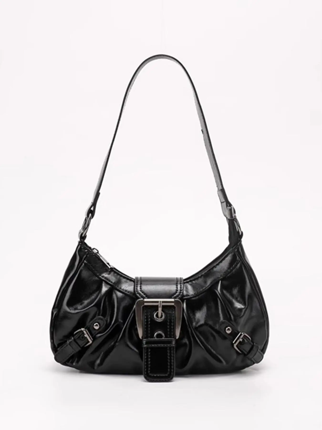 Women's Y2k Retro Shoulder Bag, Fashionable Solid Color Shoulder Bag for Daily Used, Casual Trendy Versatile High-quality Daily Compact Commuting Bag