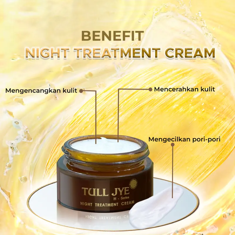 Tull Jye H Series Day Cream 20gram / Tull Jye H Series Night Cream 20gram Kulit Wajah Cerah dan Awet Muda Setiap Hari - For All Skin Type 3