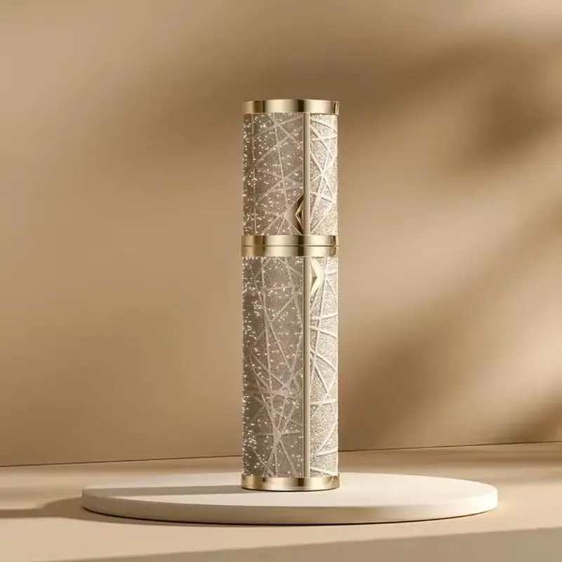 Chai Nước Hoa Bằng Da, Cầm Tay, Chai Xịt Rỗng 5ml, Có Thể Nạp Đáy, Hộp Đựng Mỹ Phẩm, Thích Hợp Đi Du Lịch 5