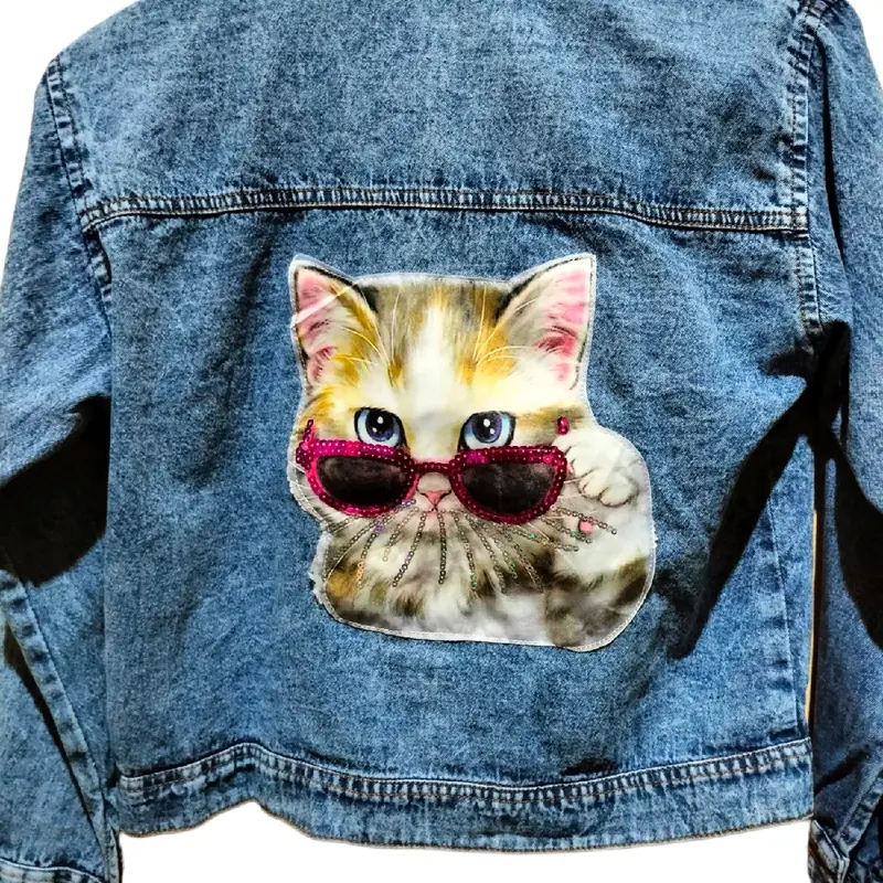 3D JAKET JEANS VIRAL SNOW PITA ANAK PEREMPUAN UMUR 1-10 TAHUN bunda #Katun #Santai 4