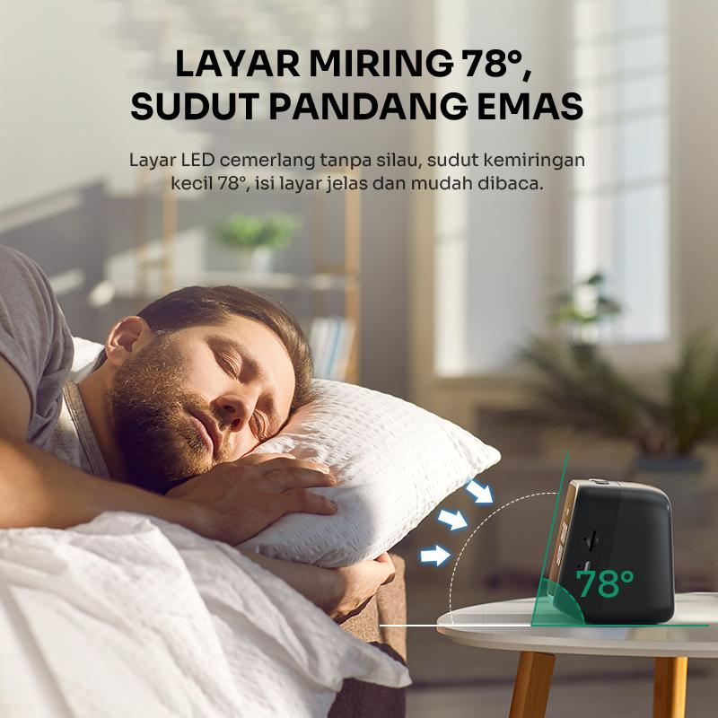 Product Introduction of ROBOT Speaker RB170 Bluetooth 5.3 with LED Display & Alarm Clock Garansi 1 Tahun Jam Smart 3