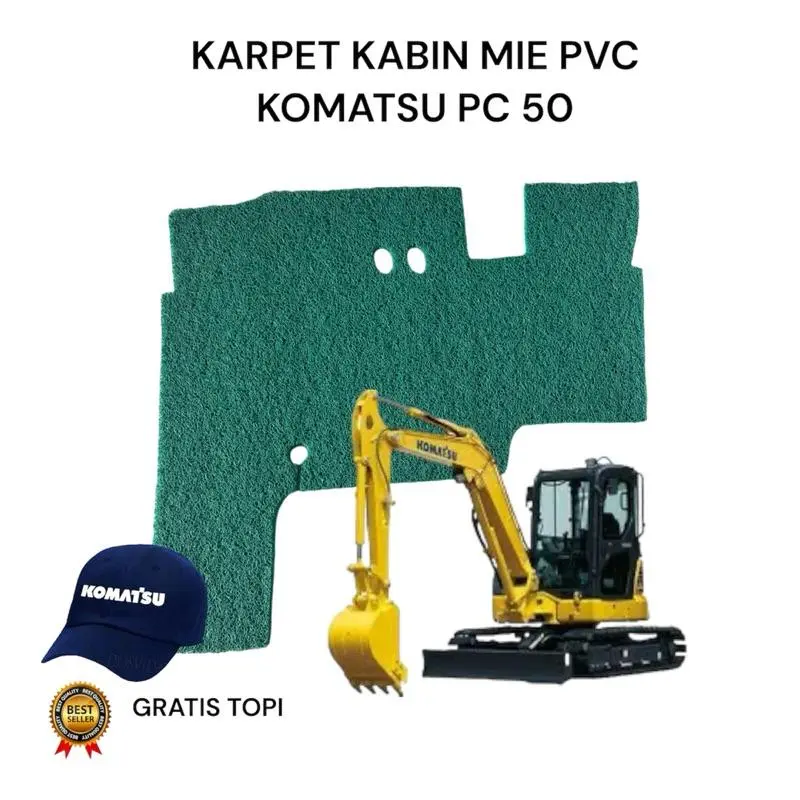 karpet Lantai Kabin Mini excavator Komatsu PC78 KOMATSU PC50 0