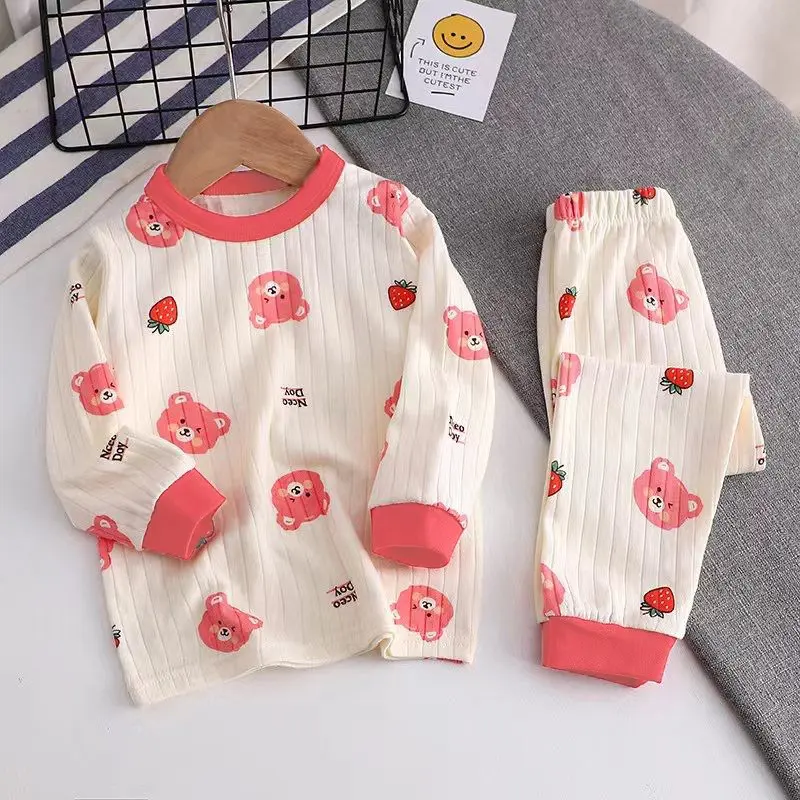 Baju Anak - Setelan Baju Tidur Anak Motif Animal Biby Terlaris / Fashion Baju Tidur Anak Terbaru
