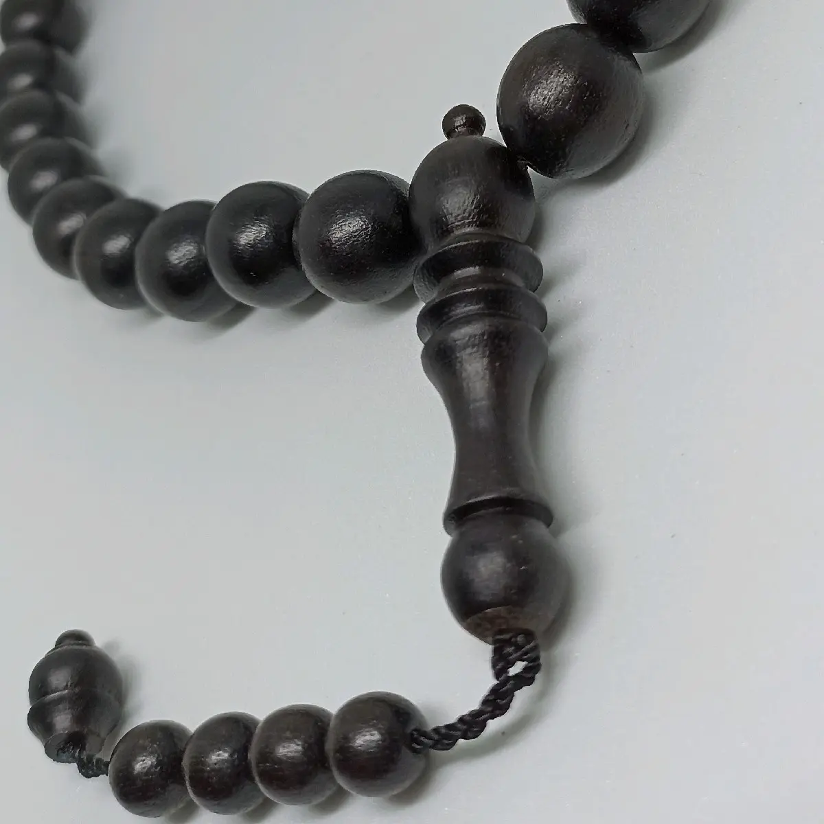 Tasbih 33 galih kelor hitam dim 15