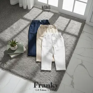 KAKATHAYA Frankyy - Celana Panjang Anak Laki Laki Celana Basic Anak Celana Formal Anak 1-8 Tahun