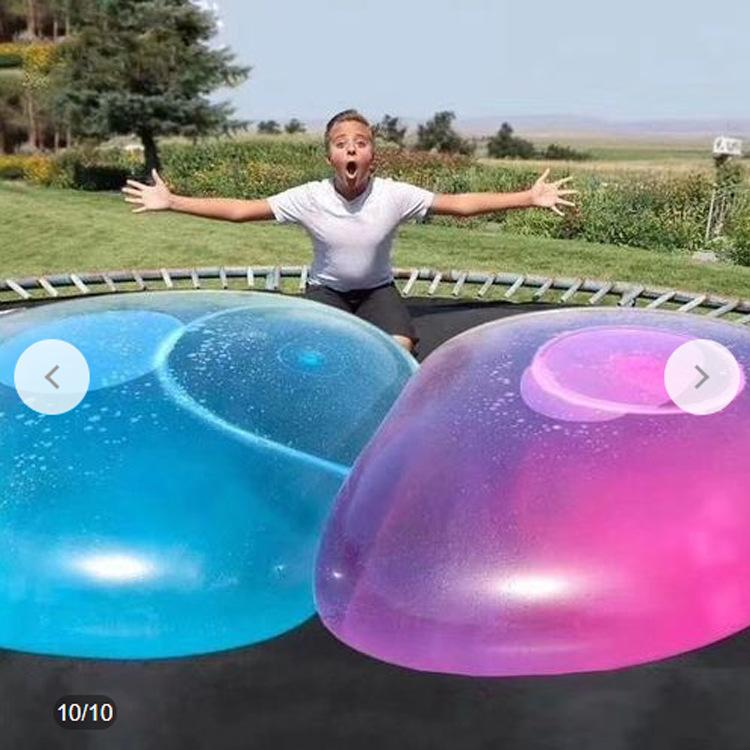 Product Introduction of Bubble Ball Summer TPR Decompression Oversized Inflatable Ball Water Injection Bubble Balloon balloon garland 30