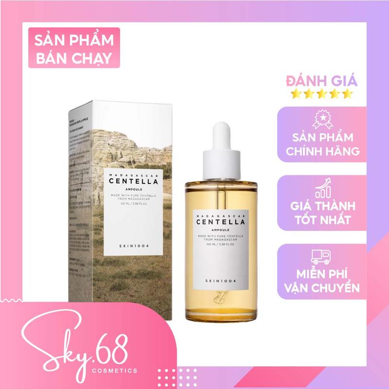 Serum Rau Má Skin1004 Madagascar Centella Asiatica 100 Ampoule 100ml Dưỡng Ẩm Da Skincare