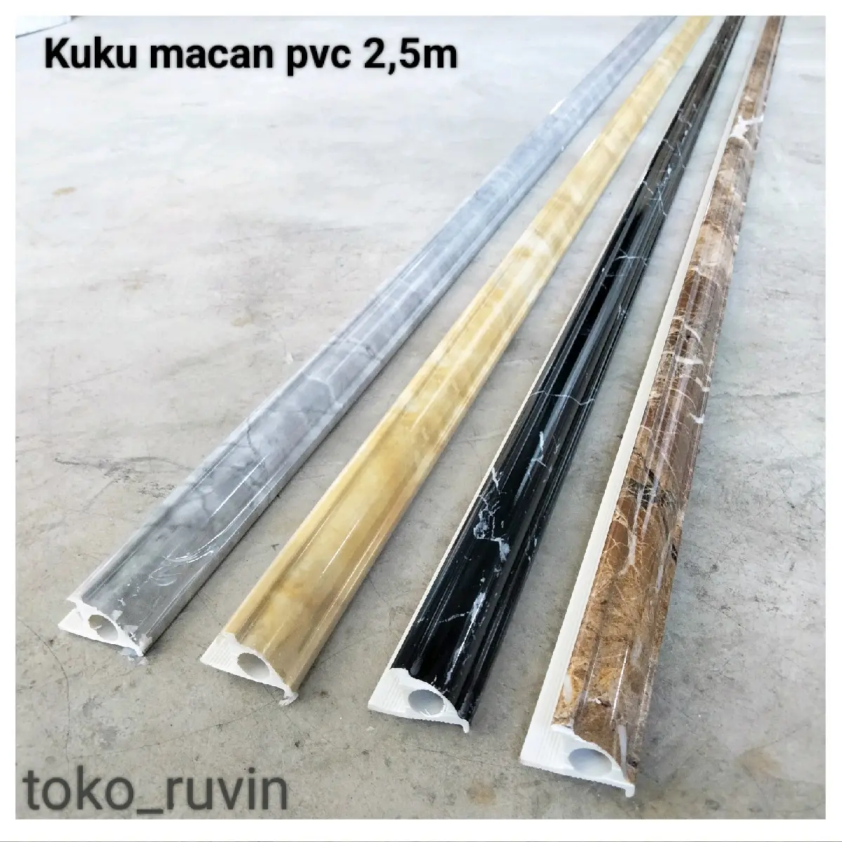 Tile trim corner kuku macan pvc bon bon
