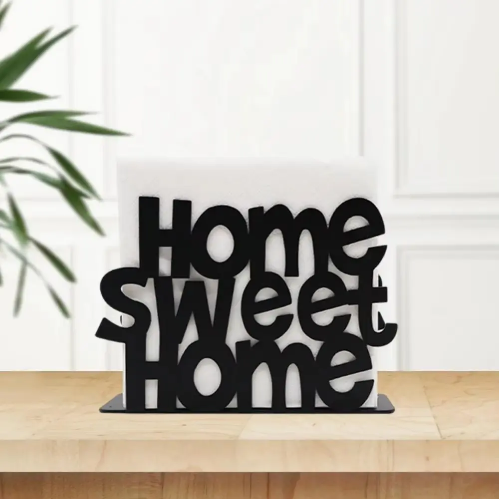 6 Styles Iron Art Maple Leaf Napkin Holder Durable Handicraft Storage Tissue Rack Stable Desktop Napkin Holder Restaurant