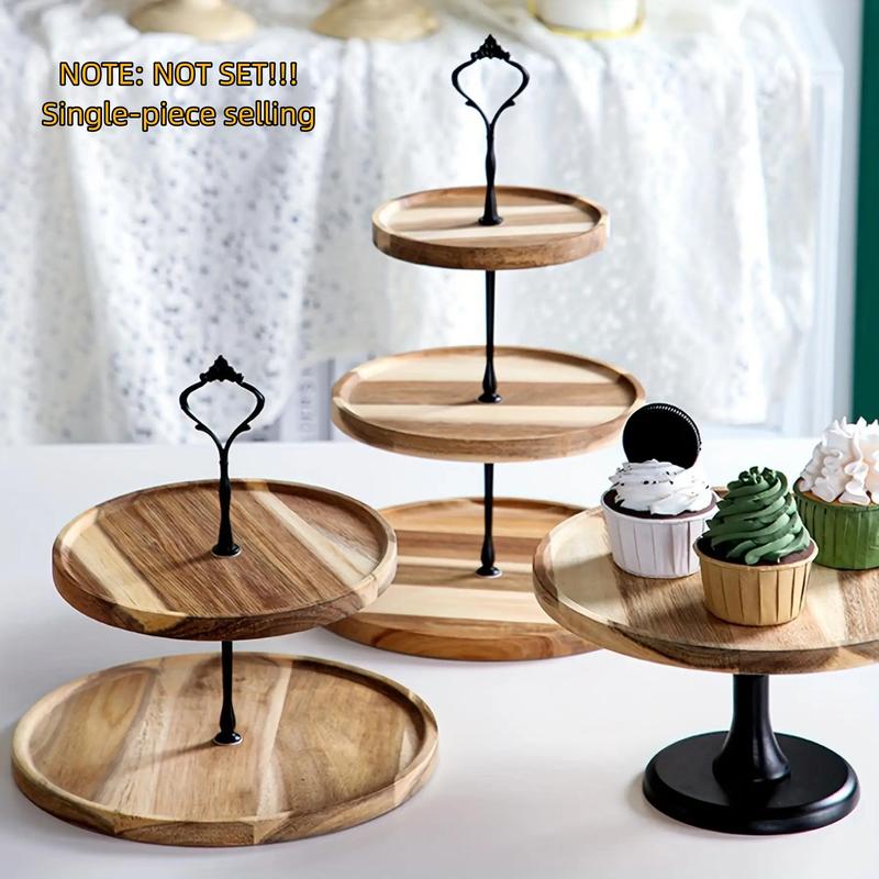 Wooden Cake Tray, Cake Display Stand, Dessert Display Tray, Cake Stand for Home Kitchen Party 0
