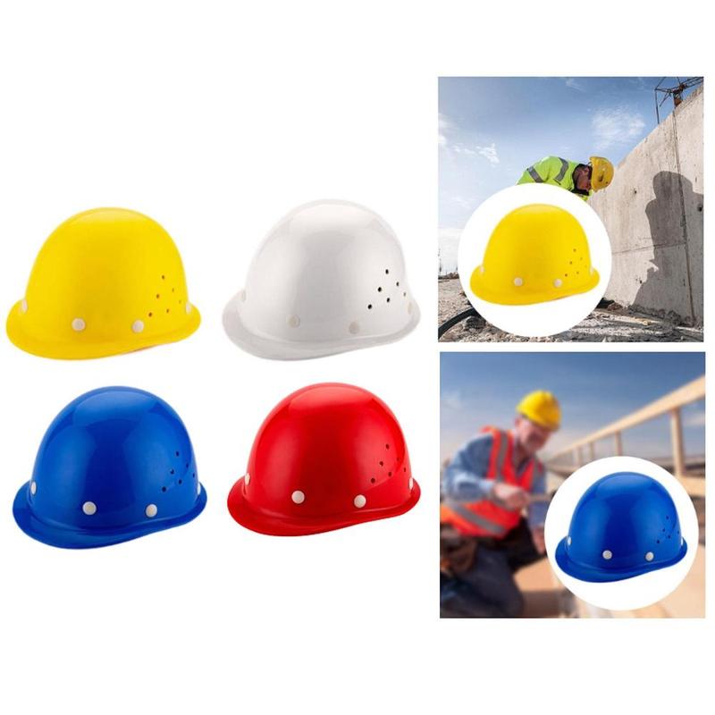 Mũ bảo hiểm cứng, Mũ bảo hiểm cứng có lỗ thông hơi, đệm thoáng khí, lót, Thích hợp cho các công trường ngoài trời, Mũ bảo vệ, có băng đô mồ hôi, Lý Tưởng cho công việc xây dựng 4