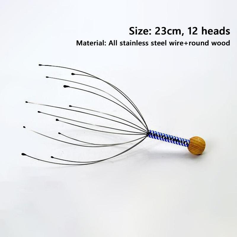 Product Introduction of Octopus Head Massager Grab Head Ball Grab Scalp Itch Paw Magic Massage 2