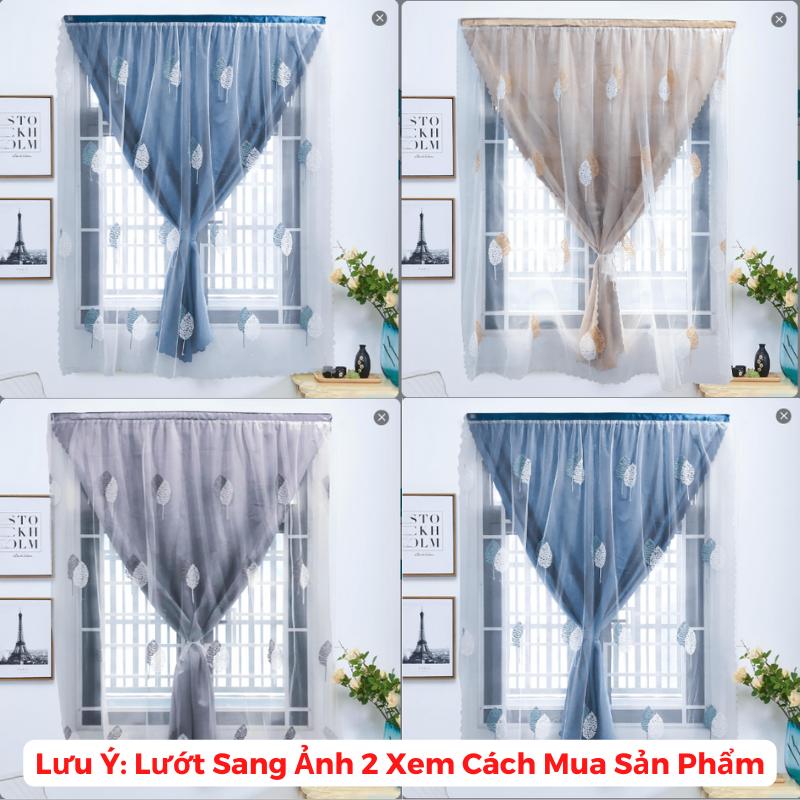 Rèm cửa dán tường 2 lớp Họa Tiết loại 1 đặt số lượng 1 là 1 tấm rèm chống nắng trang trí cửa sổ dễ lắp đặt không khoan đục vuaremgiasi rem dan tuong rèm dántường
