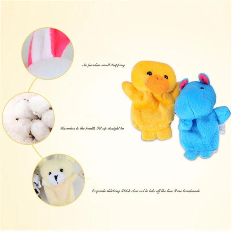 BONEKA JARI HEWAN 10PCS - MAINAN ANAK EDUKASI BELAJAR HEWAN LUCU 4