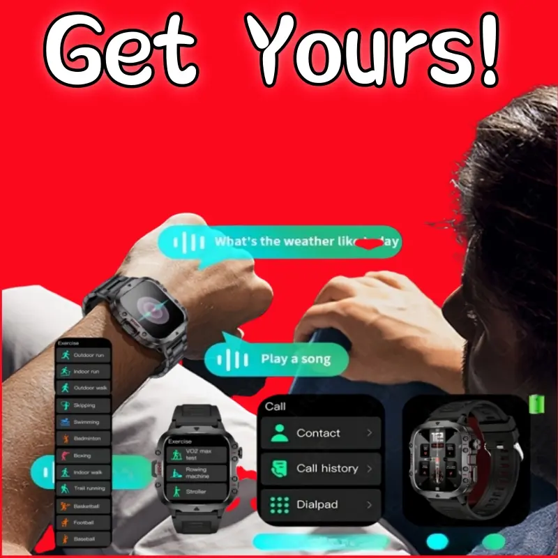 Designed for easy setup and user-friendly operation, this smartwatch simplifies daily tasks. Its intuitive interface and clear display make it perfect for staying connected and organized.