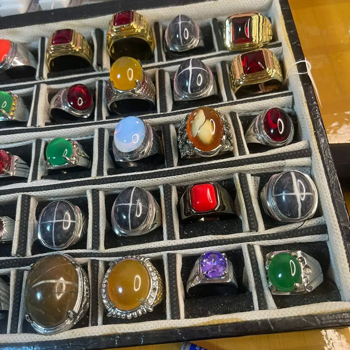 Batu Akik Cincin dengan berbagai macam ring