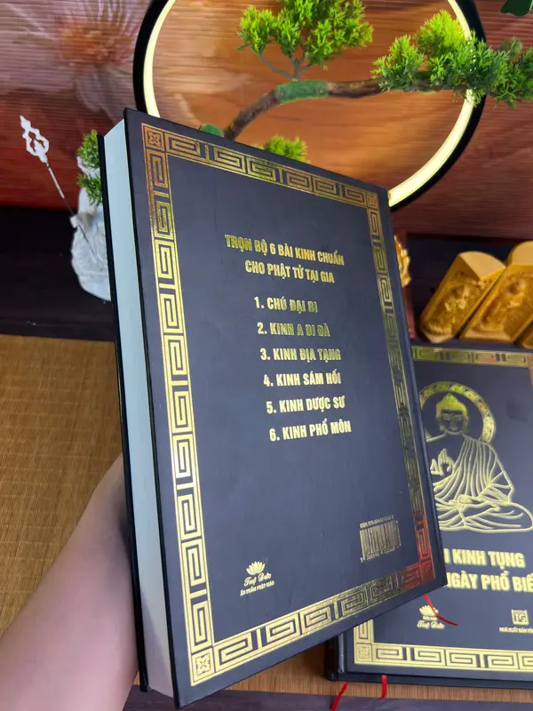 [NXB Tôn Giáo] Sách 6 Bài Kinh Tụng Hàng Ngày Phổ Biến - BÌA CỨNG - Tặng Kèm 7 Lời Khấn Nguyện Buổi Sáng + Bài Sám Hối Trước Khi ngủ + Chuỗi Vòng 108 Hạt 6