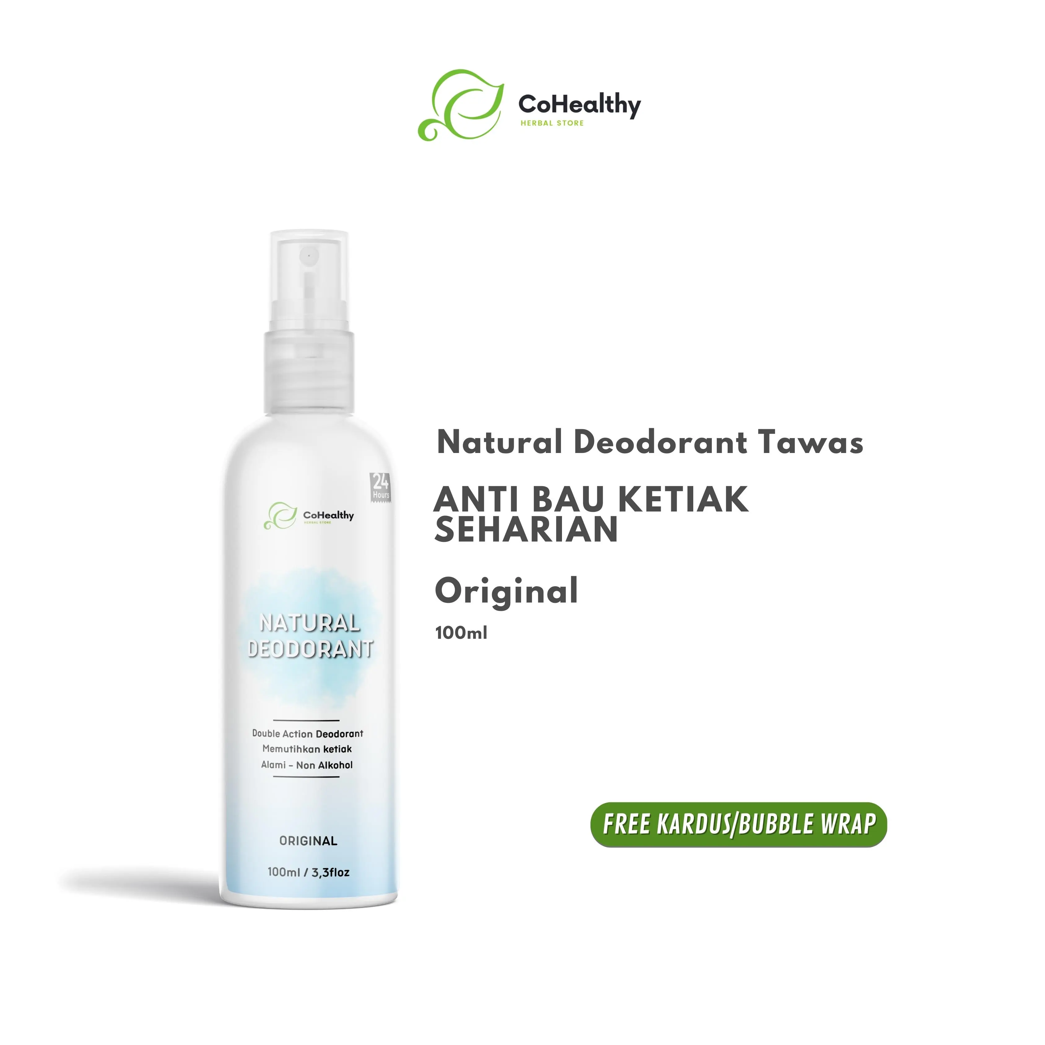Deodorant Tawas Spray 100 ml Natural Deodorant Ketiak anti bakteri