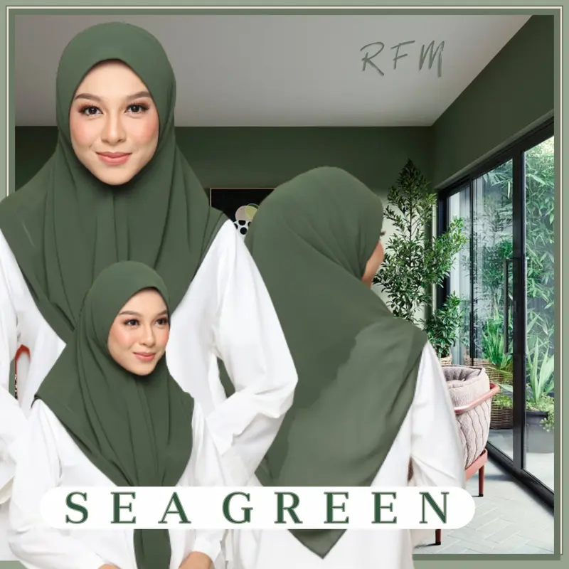 Bella Square Premium 1  Rfm Hijab PollyCotton Kerudung Muslim Lembut Nyaman Segi Empat Polycotton 5