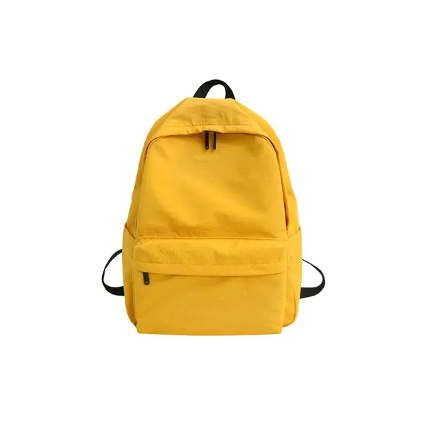 tas ransel, tas sekolah, tas fasion, tas viral, tas wanita kuning Polos ...