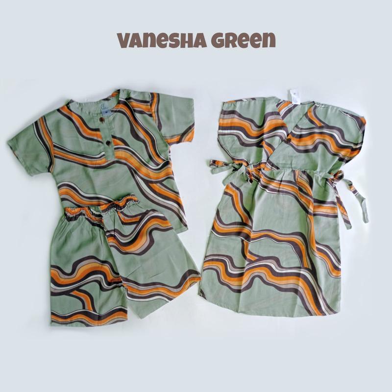 setelan anak rayon dress kimono anak couple adik kaka 0