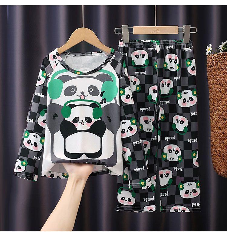 Product Introduction of Bộ Đồ Ngủ Trẻ Em, Hàng Mới Về, Mỏng Và Dài Tay, Thích Hợp Cho Mùa Xuân Và Mùa Thu, Cho Bé Gái, Trẻ Em Trung Và Lớn, Thiết Kế Hoạt Hình, Quần Áo Điều Hòa Không Khí, Bộ Quần Áo Mặc Nhà 24
