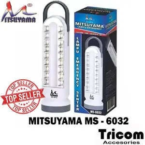 Lampu Emergency 18 LED + 5Watt + Senter 1Watt Mitsuyama