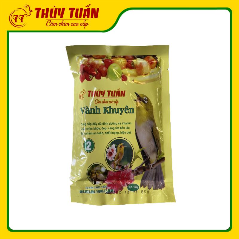 Cám chim vành khuyên Thúy Tuấn số 2 cao cấp 100-200 gram - Cám chim Thúy Tuấn chính hãng - cám chim cao cấp