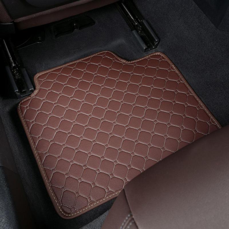 Car Floor Mat, PU Leather Car Floor Mat, Multi-purpose Car Interior Accessories for Volkswagen Skoda Octavia 4
