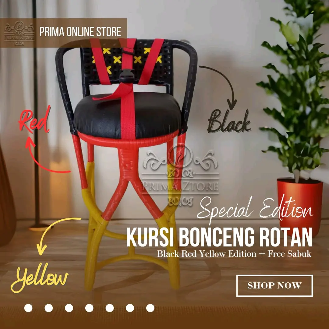kursi bonceng aestetich rotan motor//boncengan rotan anak motor matic 1-4tahun