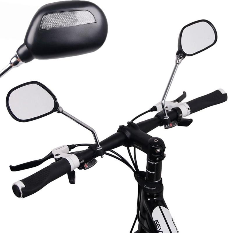 Rotate Accessories Reflector E Bike Mirror Bicycle Mirror Motorcycle Rearview Mirror Handlebar Back Sight Light 1