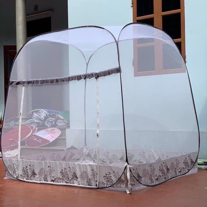 [Mi Mi] Màn chụp Tự Bung  đỉnh vuông tiện lợi gọn gàng dễ sử dụng 6