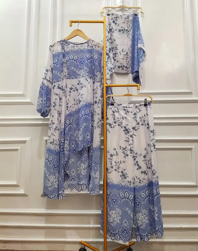 Gamis Set Hijab wanita Nagita series 6