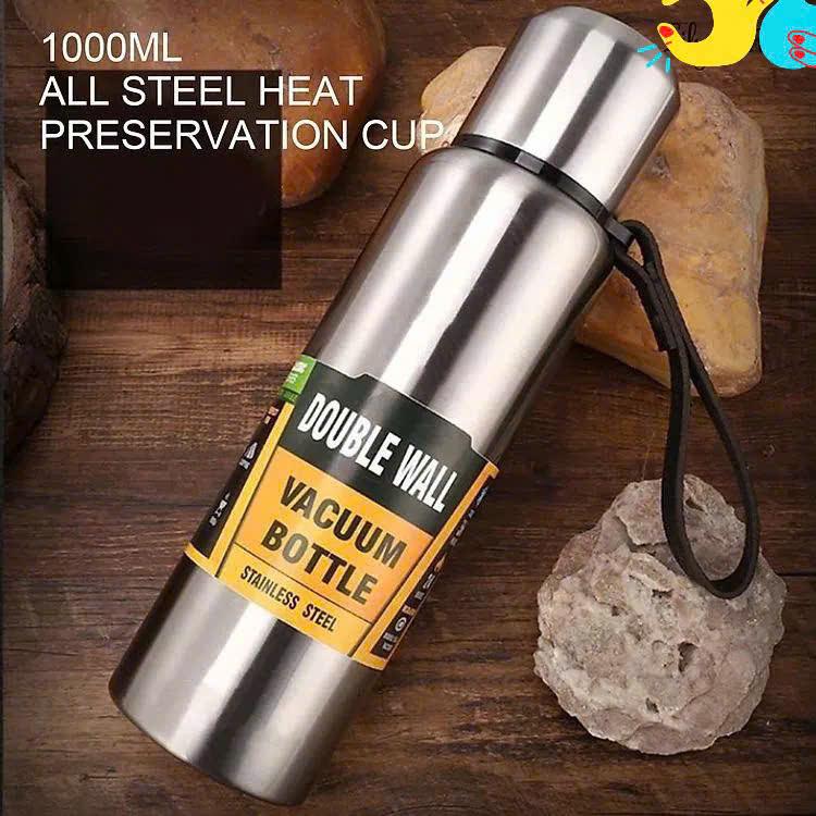 Bình Nước Giữ Nhiệt Chất Liệu Inox 304 Giữ Nóng Lạnh 24h Dung Tích 750ml - 1000ml - 1500ml 1