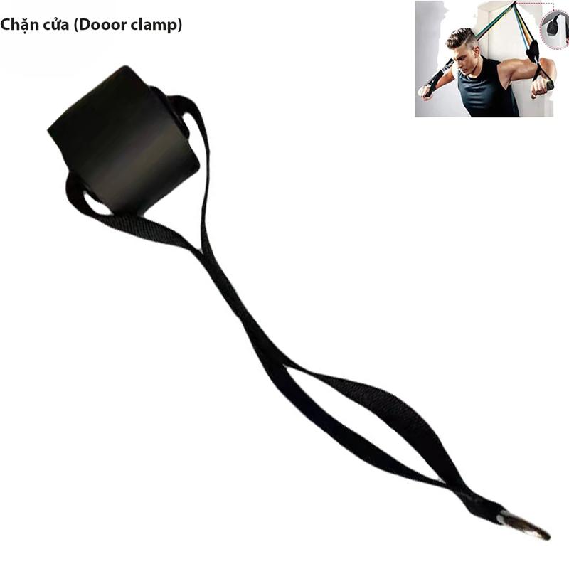 Cục chặn cửa hổ trợ tập kéo với dây kháng lực, tập gym tại nhà