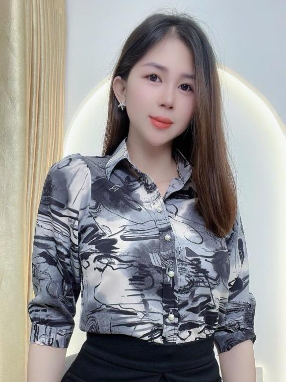 SM22- ÁO SƠMI HỌA TIẾT TAY LỠ ĐƠN GIẢN TRẺ TRUNG 7