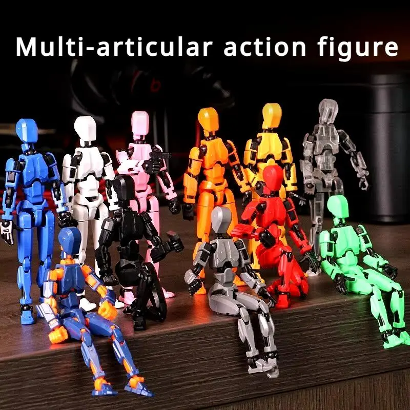 Robot đa khớp, Tự làm, Manekin In 3D chuyển đổi hình dạng di chuyển được, Đồ chơi hoạt động giữa cha mẹ và con cái sáng tạo, Mô hình có thể tùy chỉnh cho trẻ em, Quà tặng vui nhộn và giáo dục