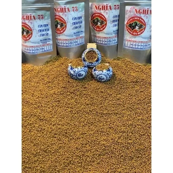 Cám chim chào mào cao cấp Nghĩa 7 5 cho thi đấu - Sản phẩm thiên nhiên giúp chim khỏe mạnh và ít bệnh tật 1