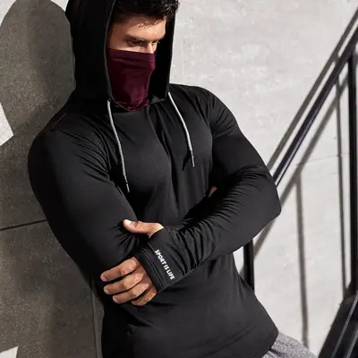 Selected Compression Hoodie for Gym TikTok Shop