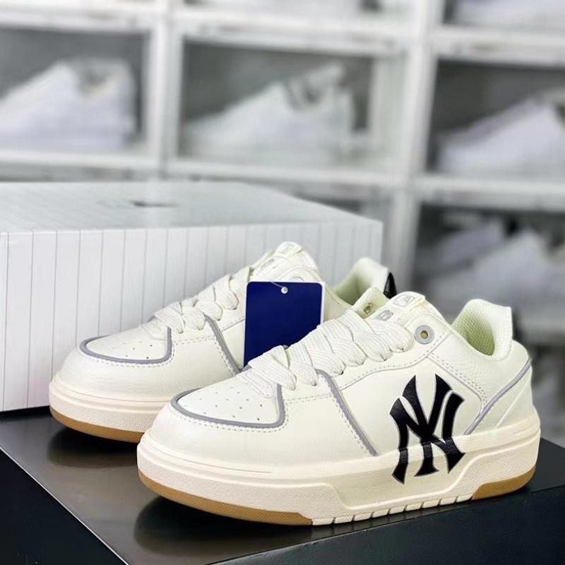 Giày Chạy Bộ, Phong Cách Cổ Điển In Logo Lớn NY Yankees, Dành Cho Nam Và Nữ, Đế Cao, Dad Shoes Sneaker Sport 2
