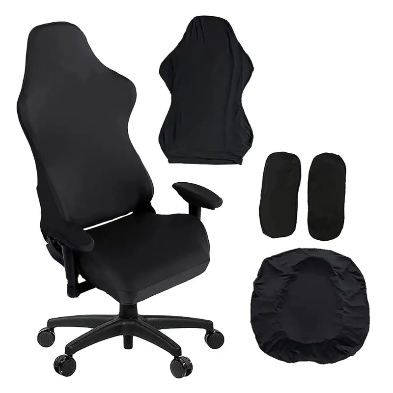 YUANH-Bọc Ghế Văn Phòng Bằng Vải Spandex, Bọc Ghế Chơi Game, Bảo Vệ Ghế Bành Co Giãn 0