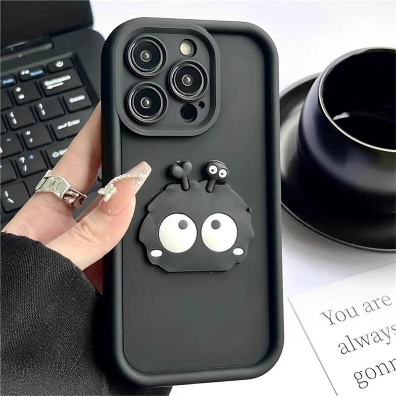 Cartoon Cute 3D Ball Flower Soft Candy Liquid Silicone Phone Case For iPhone 15 11 12 13 14 Pro Max X XSMax XR 7 8 Plus Bumper Back Cover 2
